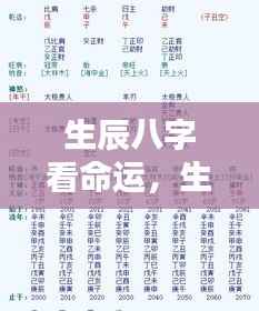 生辰八字揭秘命运走向，洞悉未来轨迹与命运安排